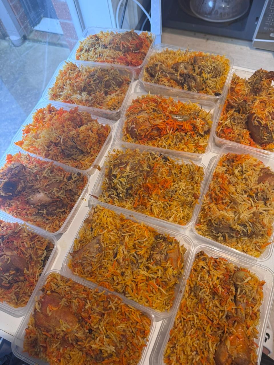 Kinza's Kitchen catering trays